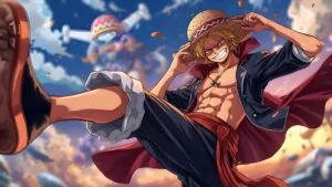 Vinsmoke Sanji Black Leg Kick