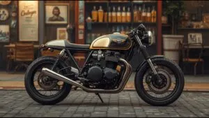 Vintage Motorcycle Cafe Racer Style