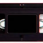 Vintage VHS Glitch Effect Abstract Texture Background