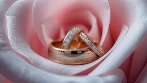 Wedding Rings Detail Macro Photography Love