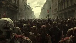 Zombie Horde Apocalypse City Streets